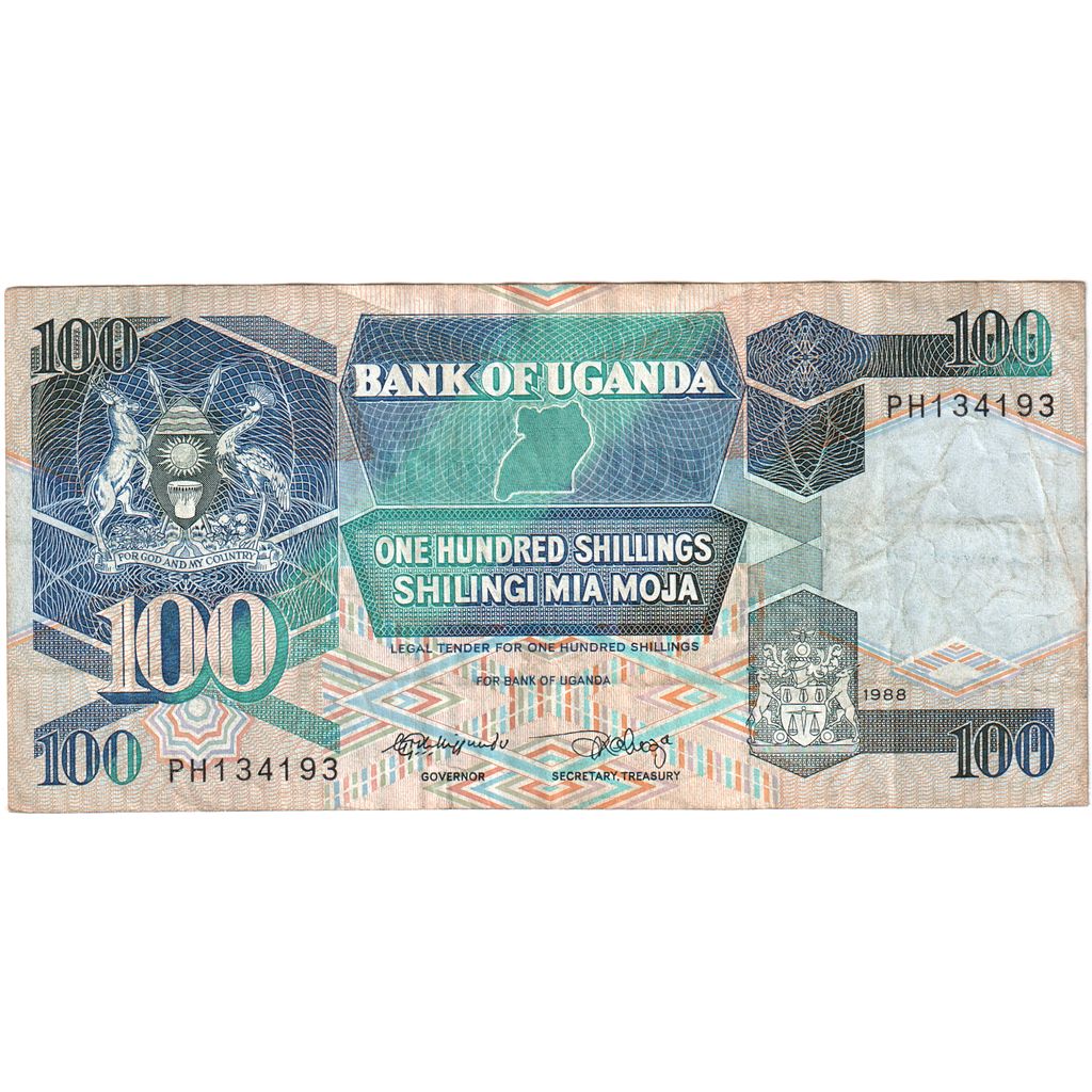Uganda, 100 Shillings, EF(40-45)