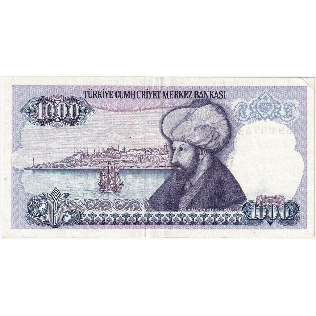 Turquia, 1000 Lira, UNC(65-70)