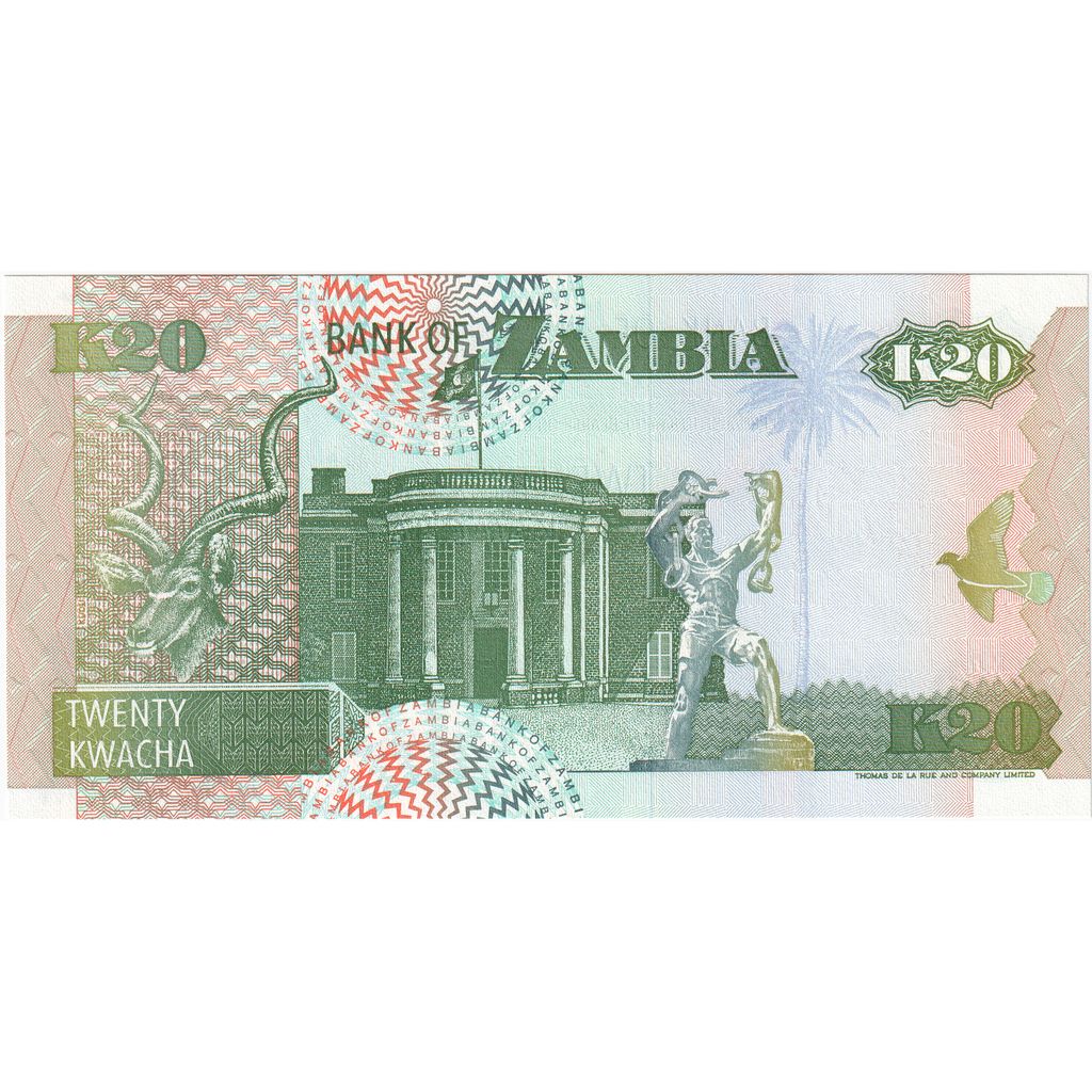 Zambie, 20 Kwacha, NEUF