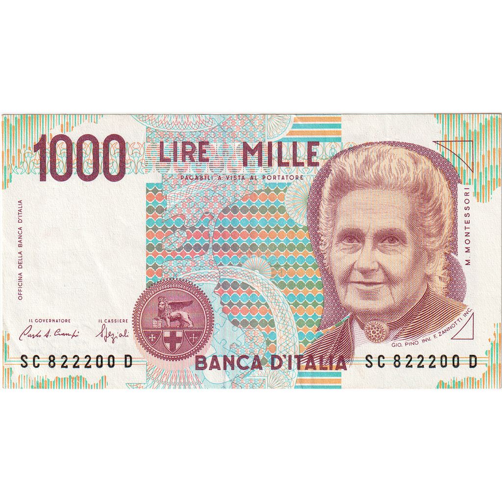 Italië, 1000 Lire, NIEUW
