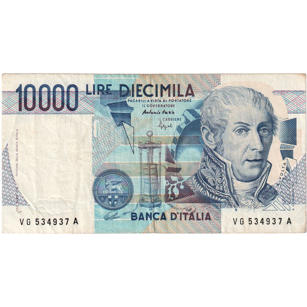 Italia, 10,000 Lire, MB
