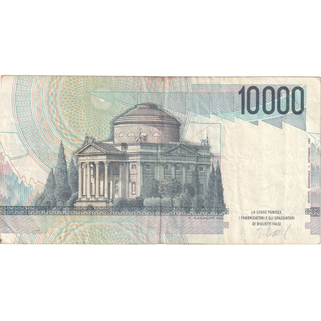 Italia, 10,000 Lire, MB