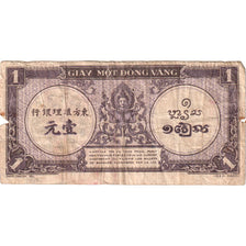 Indocia Francese, 1 Piastre, MB