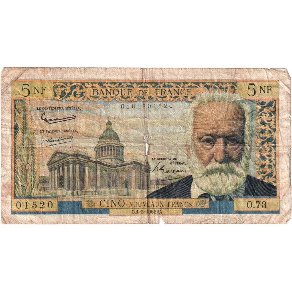 Frankrijk, 5 NF / 500 Francs, 1959-02-12, O.73, TB