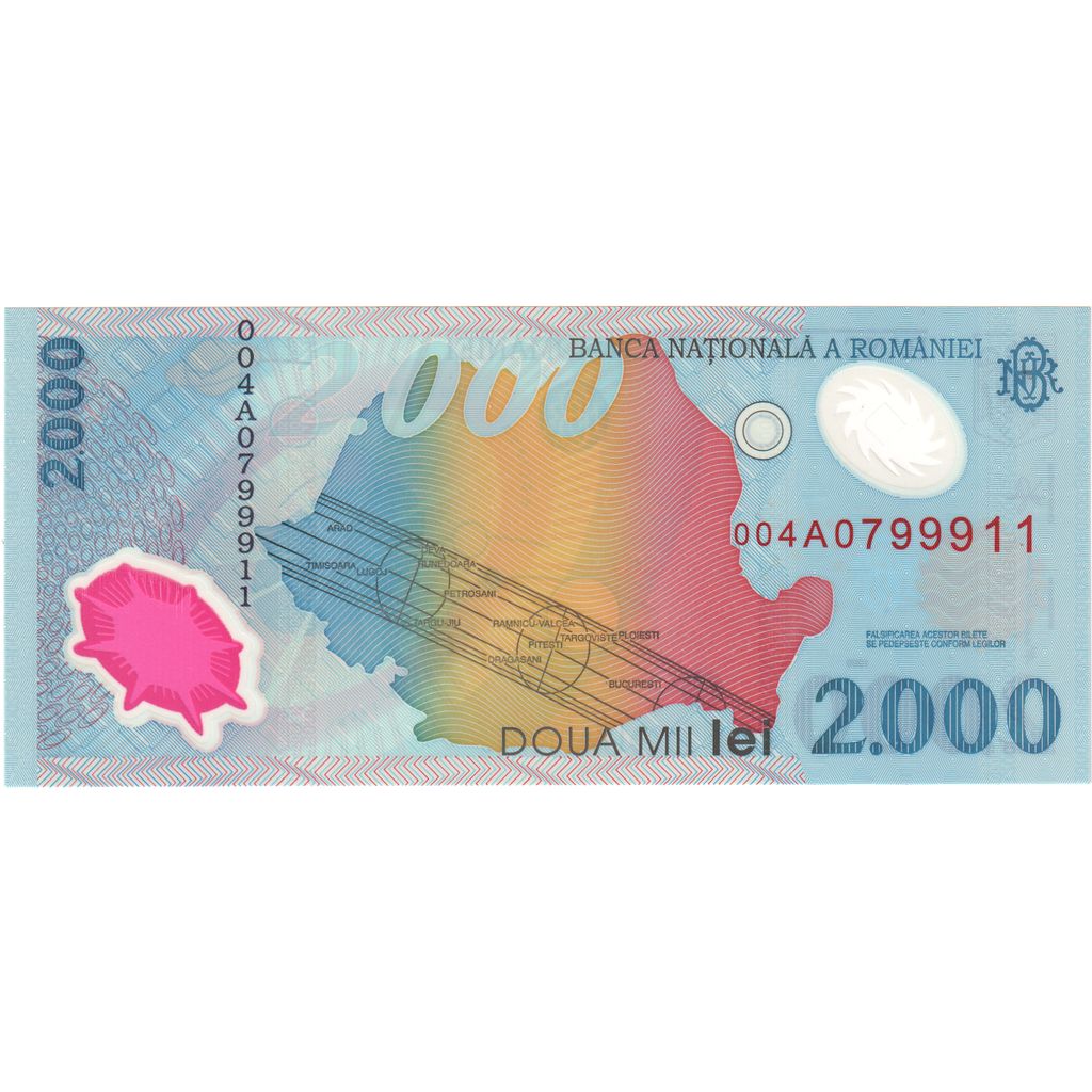 Roemenië, 2000 Lei, NIEUW