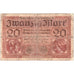 Alemanha, 20 Mark, 1918-02-21, VG(8-10)