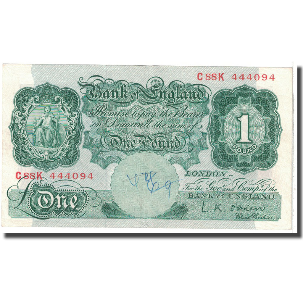 Banknote, Great Britain, 1 Pound, 1950, KM:369c, EF(40-45)