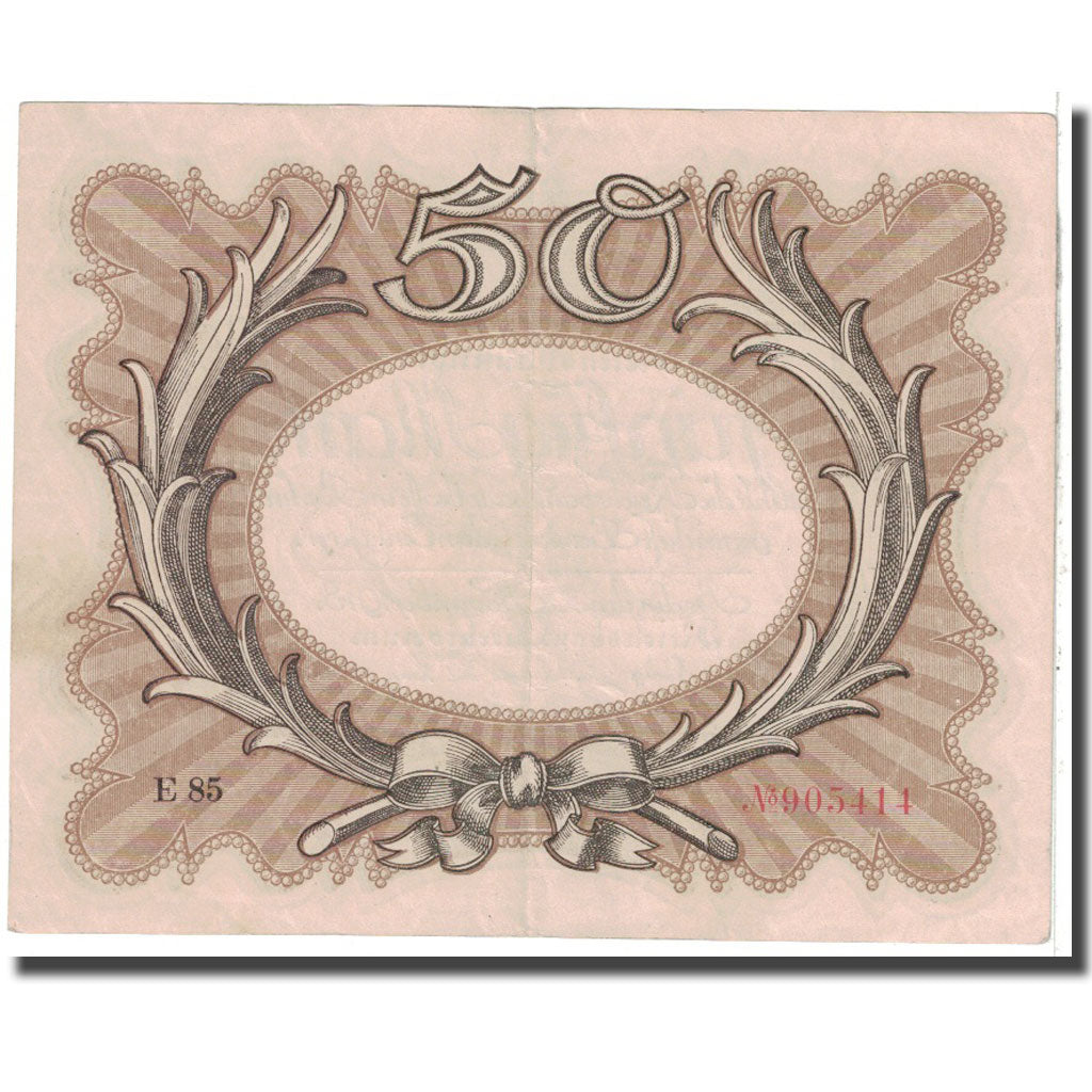 Banknote, Germany, 50 Mark, 1918, 1918-11-30, KM:65, AU(55-58)
