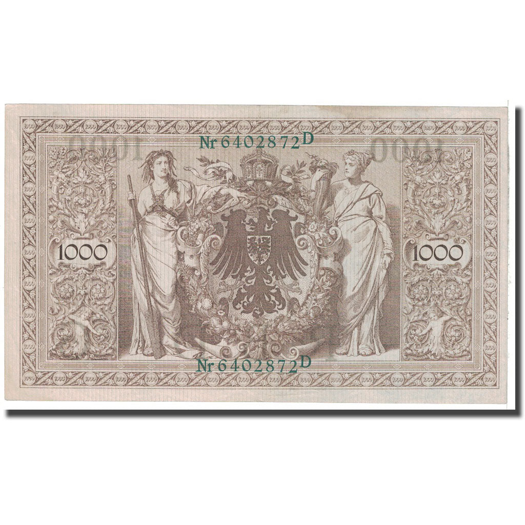 Banknote, Germany, 1000 Mark, 1910, 1910-04-21, KM:45b, AU(55-58)