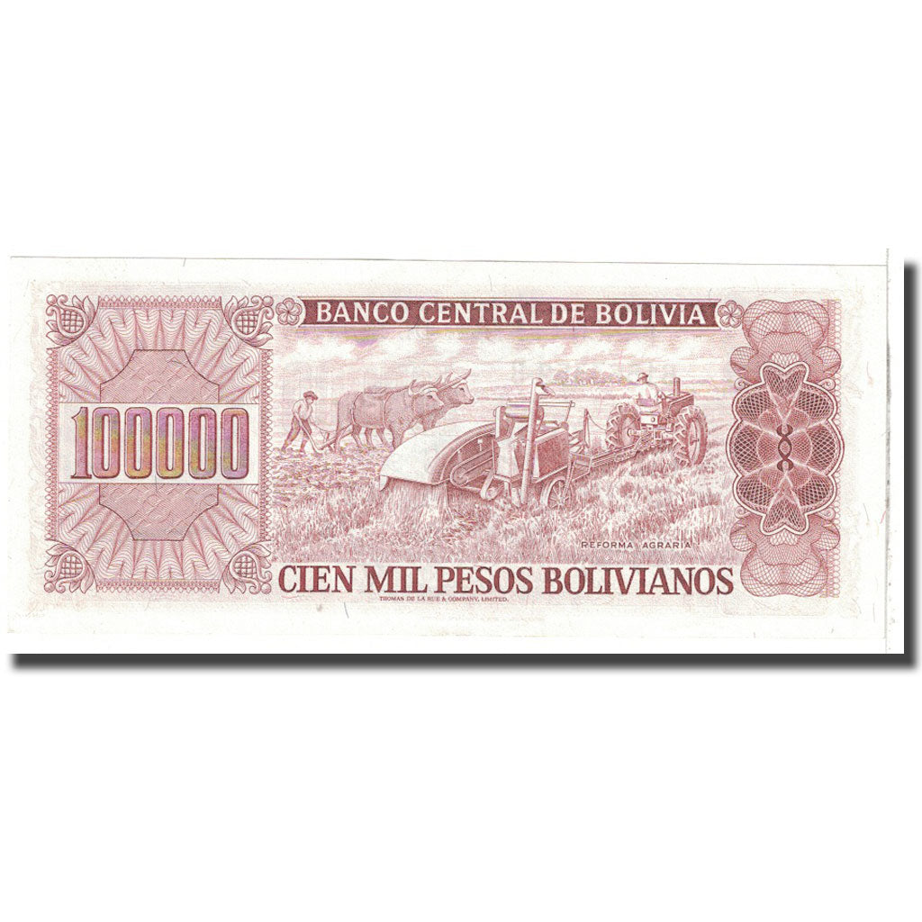 Banknote, Bolivia, 100,000 Pesos Bolivianos, 1984, 1984-06-05, KM:171a