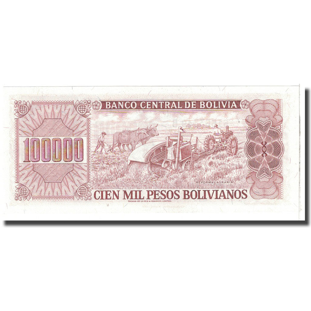 Banknote, Bolivia, 100,000 Pesos Bolivianos, 1984, 1984-06-05, KM:171a