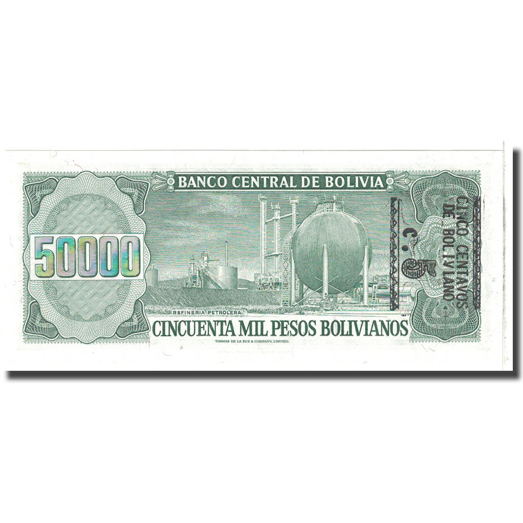 Biljet, Bolivia, 50,000 Pesos Bolivianos, 1984, 1984-06-05, KM:170a, NIEUW