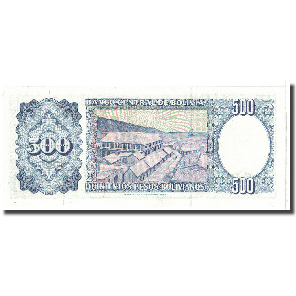 Banknote, Bolivia, 500 Pesos Bolivianos, 1981, 1981-06-01, KM:166a, UNC(65-70)
