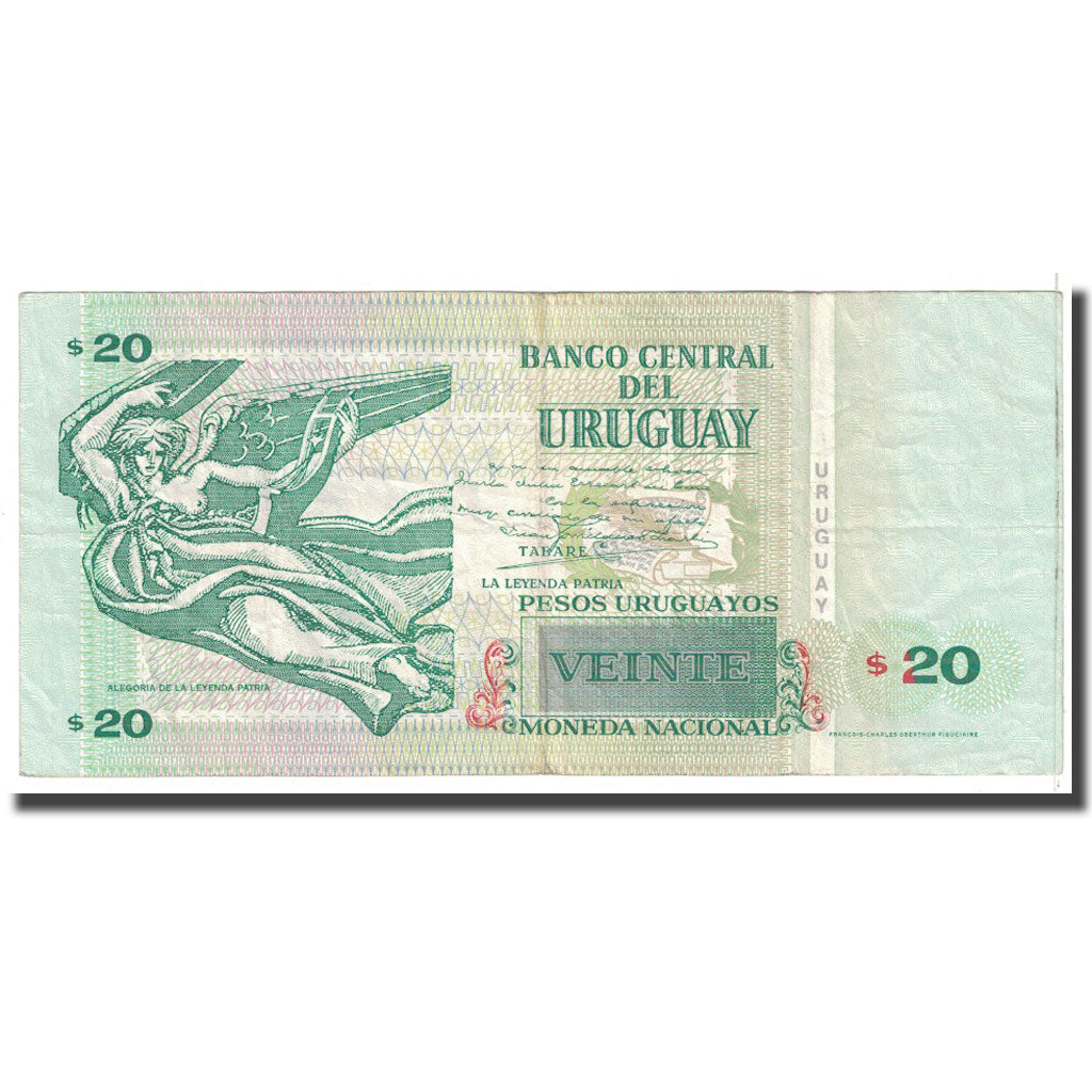Banknote, Uruguay, 20 Pesos Uruguayos, 2008, KM:86a, EF(40-45)