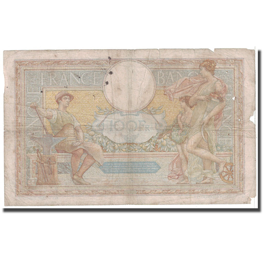 France, 100 Francs, 1935, 1935-02-07, VF(20-25), Fayette:25.14, KM:78c
