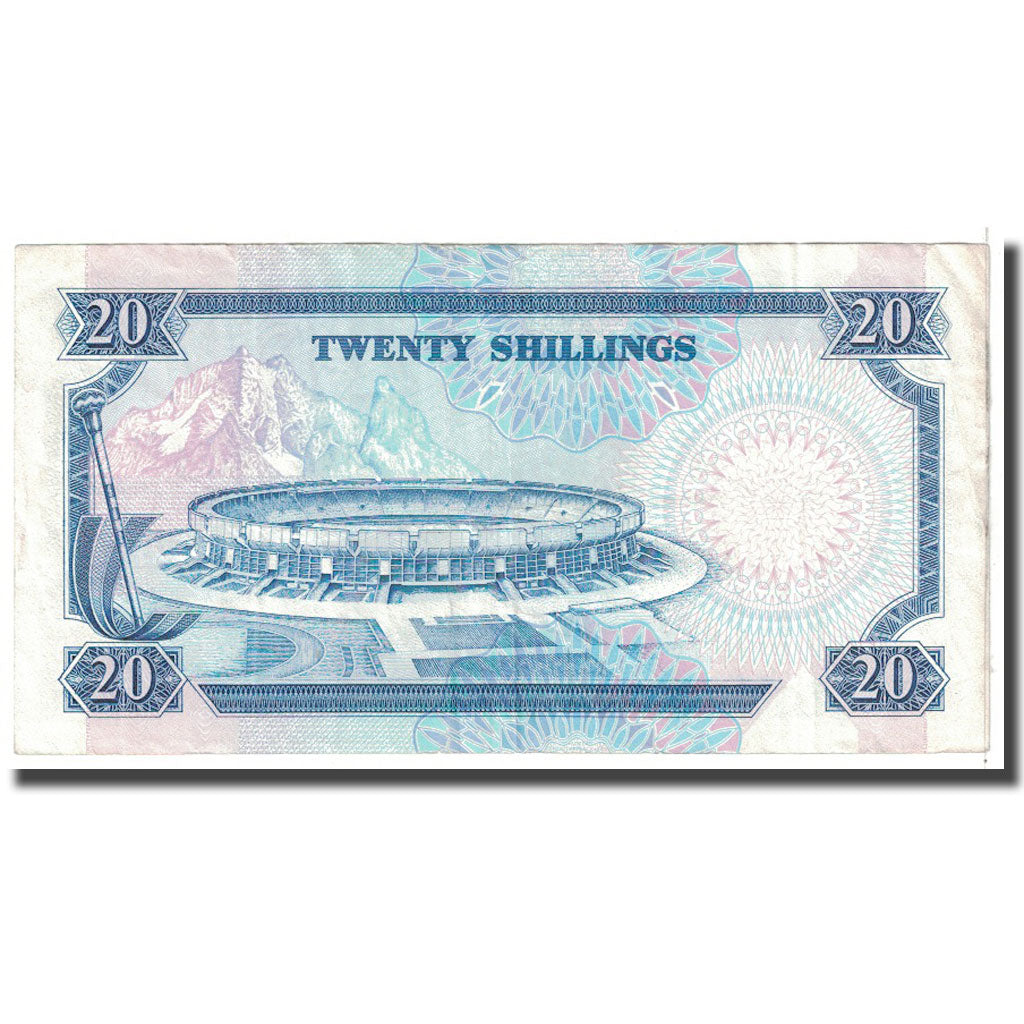 Banknote, Kenya, 20 Shillings, 1992, 1992-01-02, KM:25e, EF(40-45)