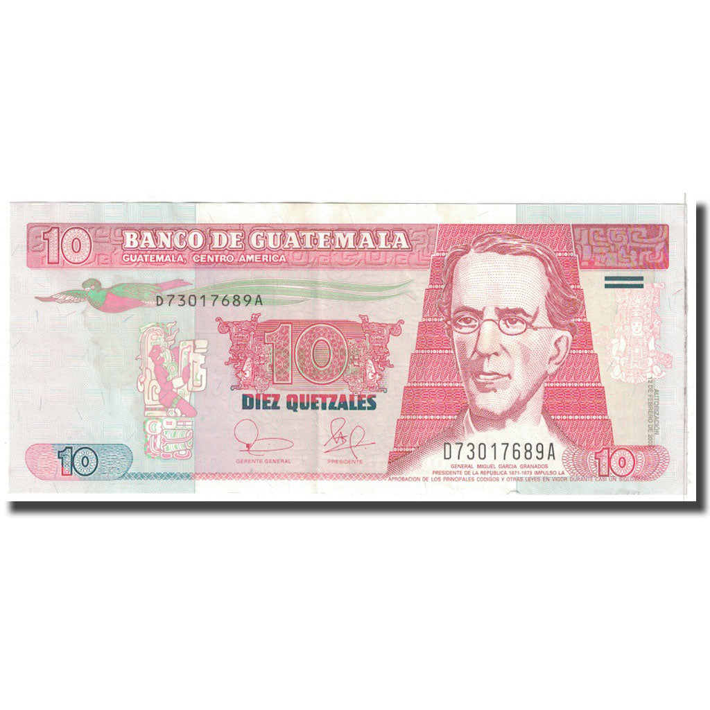 Billet, Guatemala, 10 Quetzales, 2003, 2003-02-12, KM:107, TTB