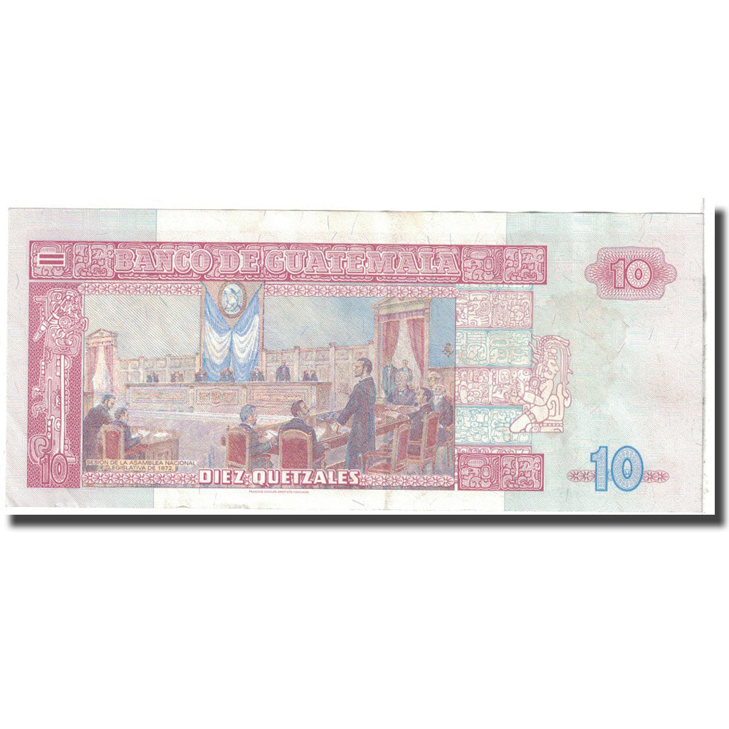 Billet, Guatemala, 10 Quetzales, 2003, 2003-02-12, KM:107, TTB
