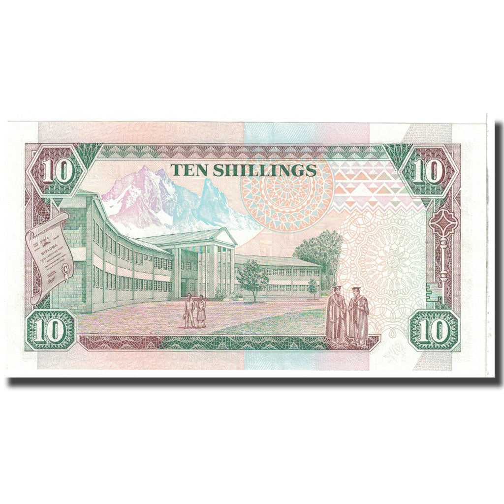 Banconote, Kenya, 10 Shillings, 1993, 1993-07-01, KM:24e, SPL