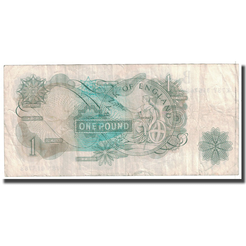Banknote, Great Britain, 1 Pound, KM:374e, VF(20-25)