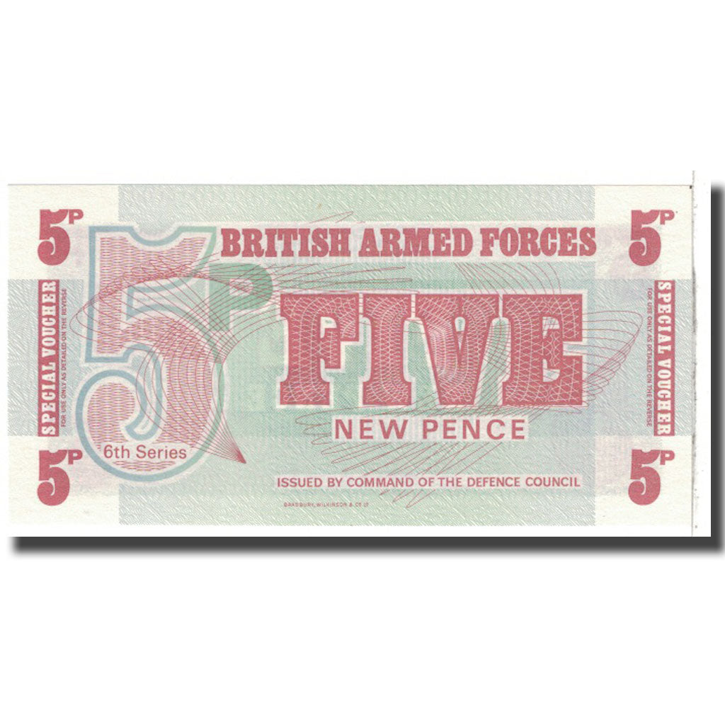 Banknote, Great Britain, 5 New Pence, KM:M47, UNC(65-70)