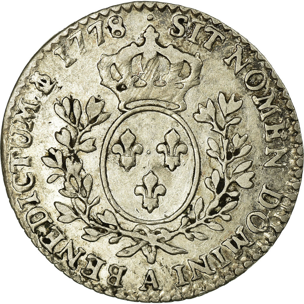 Münze, Frankreich, Louis XVI, 1/10 Écu, 12 Sols, 1/10 ECU, 1778, Paris, SS