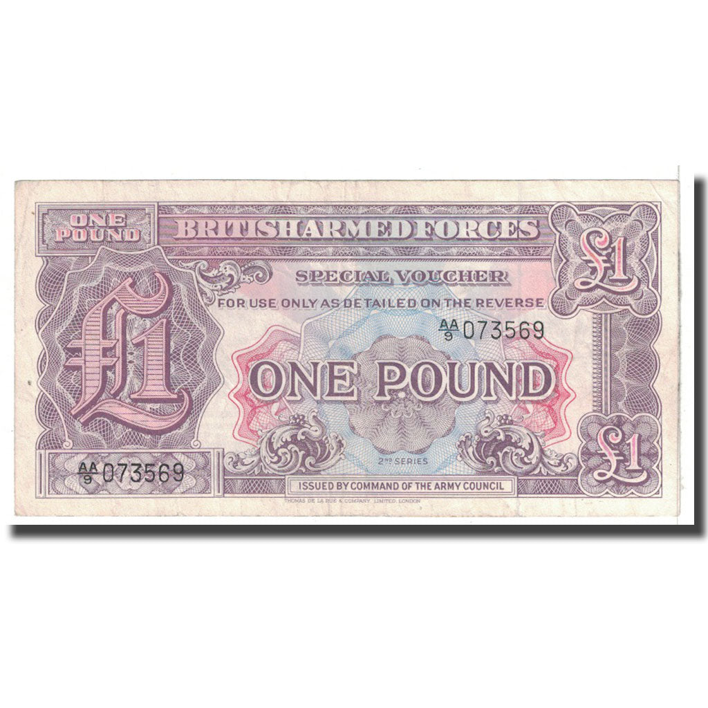 Banconote, Gran Bretagna, 1 Pound, KM:M22a, BB