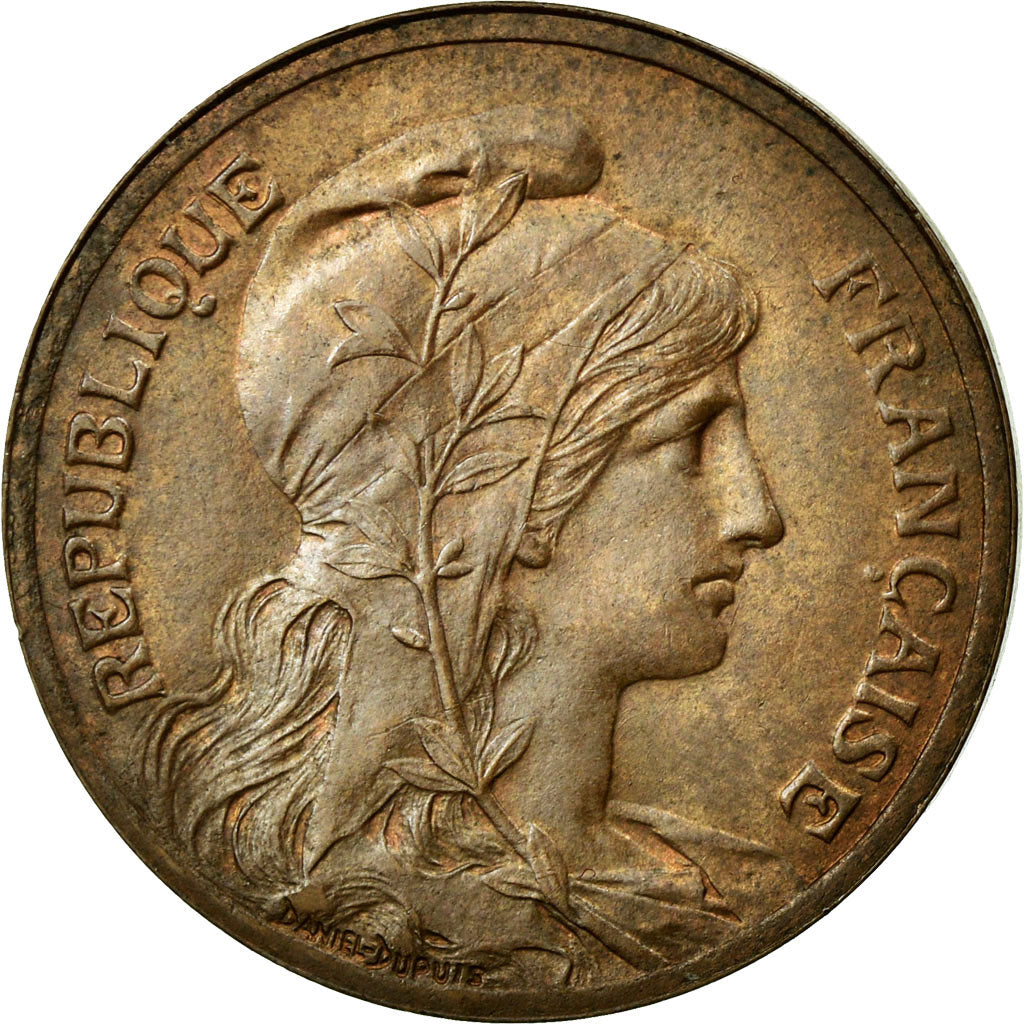Moneta, Francja, Dupuis, 5 Centimes, 1898, Paris, MS(60-62), Bronze, Gadoury:165
