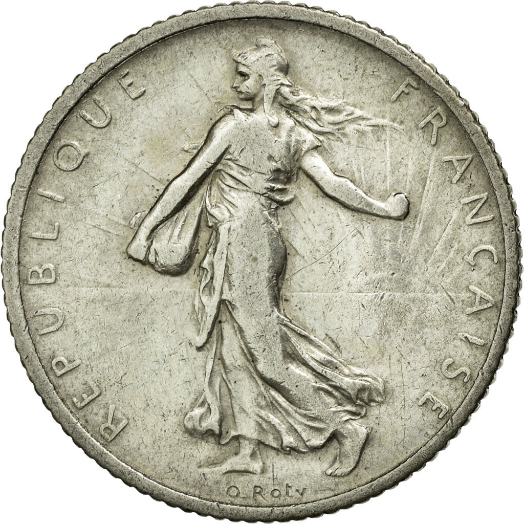 Coin, France, Semeuse, Franc, 1906, Paris, EF(40-45), Silver, Gadoury:467
