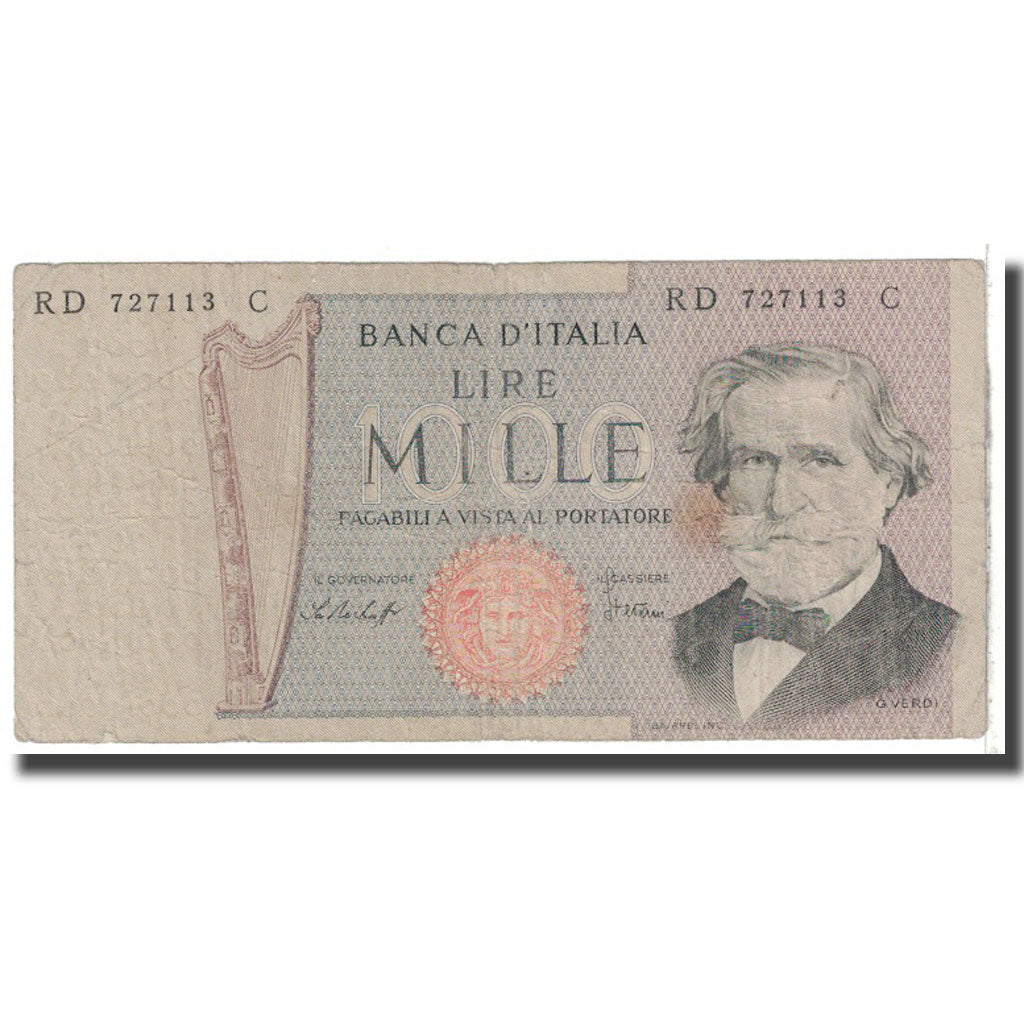 Geldschein, Italien, 1000 Lire, 1979, 1979-05-10, KM:101f, SGE