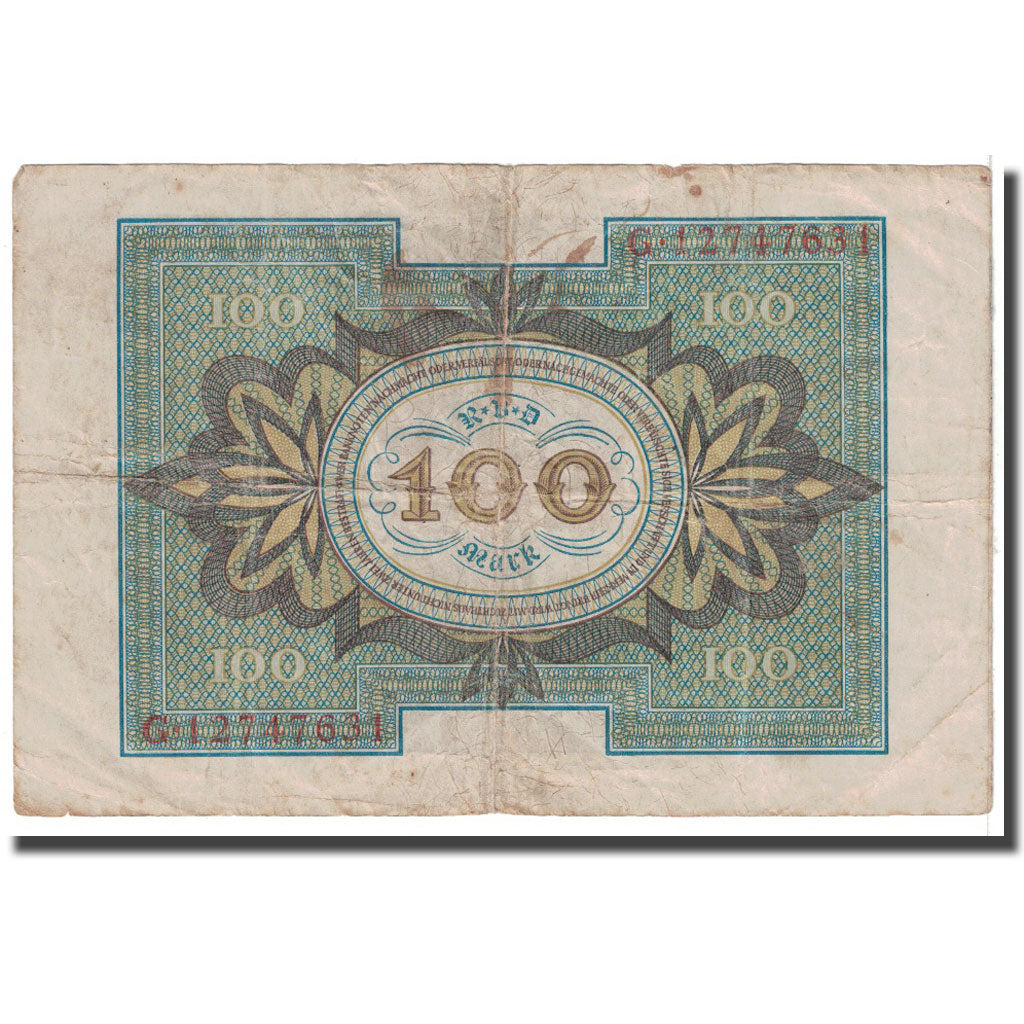 Banknote, Germany, 100 Mark, 1920, 1920-11-01, KM:69b, VF(20-25)