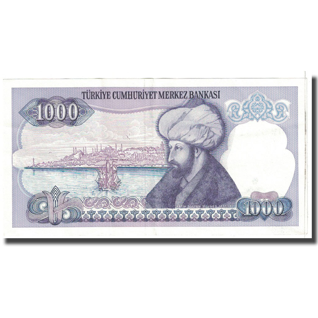 Banknote, Turkey, 1000 Lira, KM:196, AU(55-58)