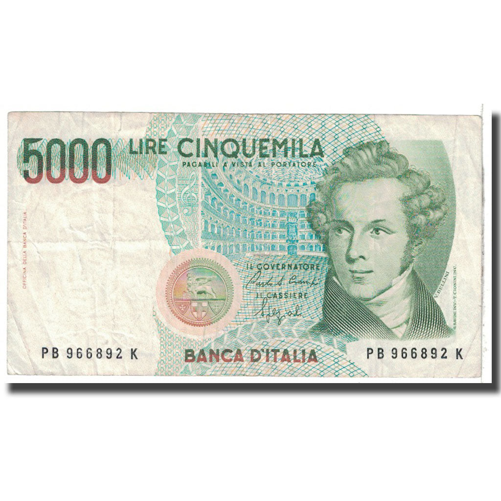 Billet, Italie, 5000 Lire, 1985, 1985-01-04, KM:111b, TB
