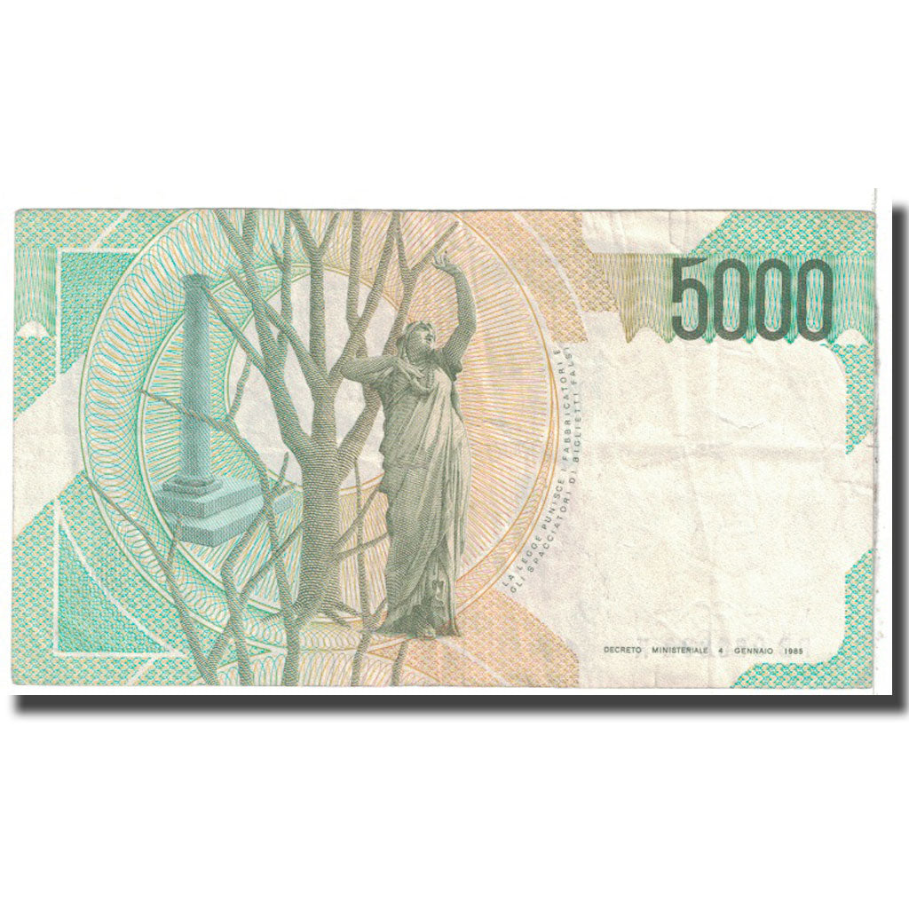 Billet, Italie, 5000 Lire, 1985, 1985-01-04, KM:111b, TB