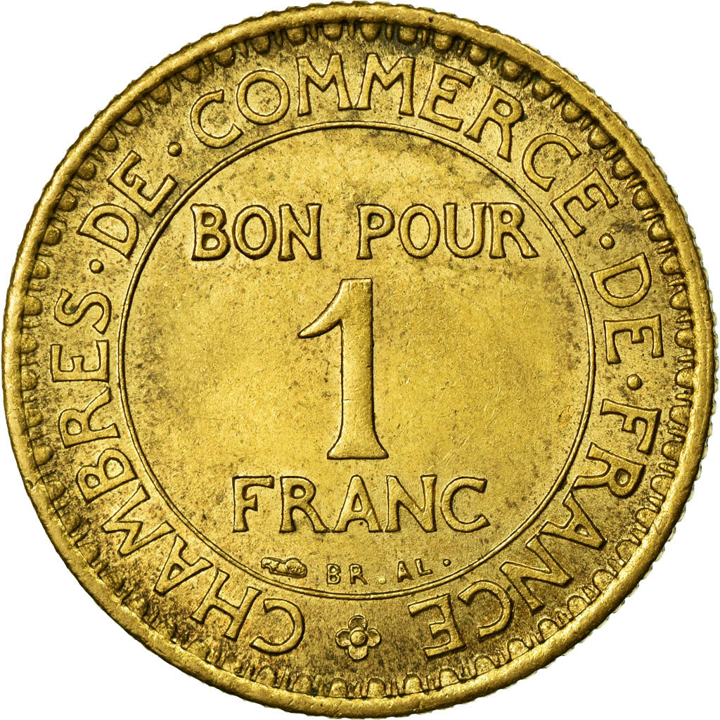 Moneta, Francia, Chambre de commerce, Franc, 1921, Paris, SPL, Alluminio-bronzo