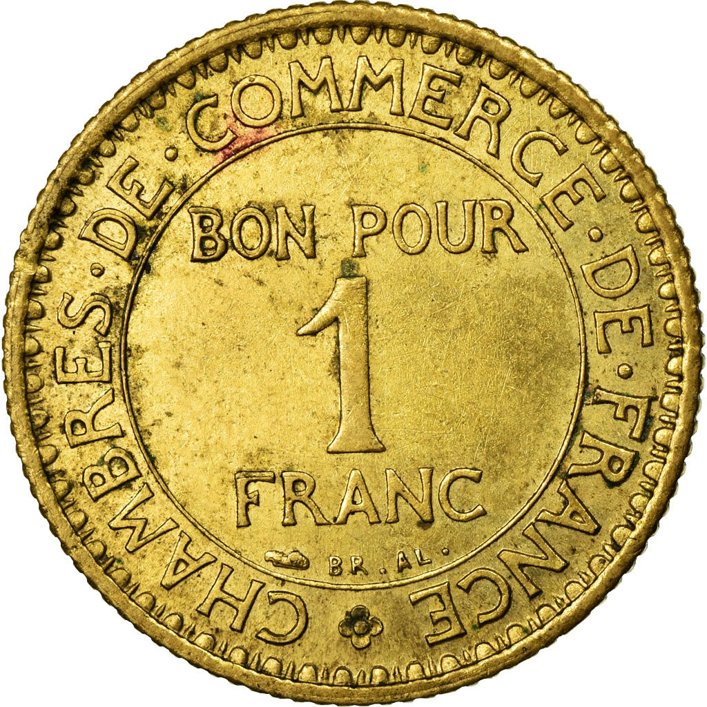 Coin, France, Chambre de commerce, Franc, 1921, Paris, MS(60-62)