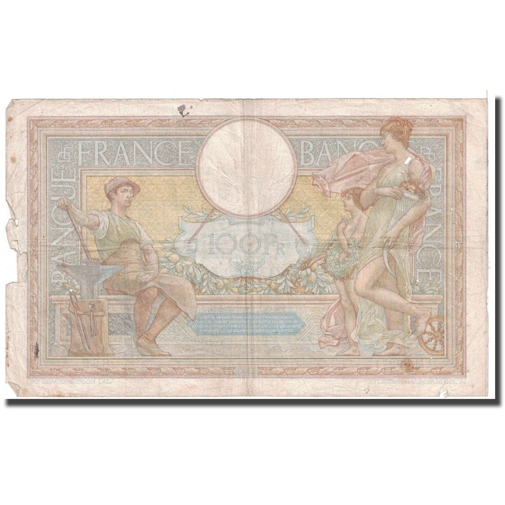 Francia, 100 Francs, Luc Olivier Merson, 1938, 1938-06-30, MB, Fayette:25.24