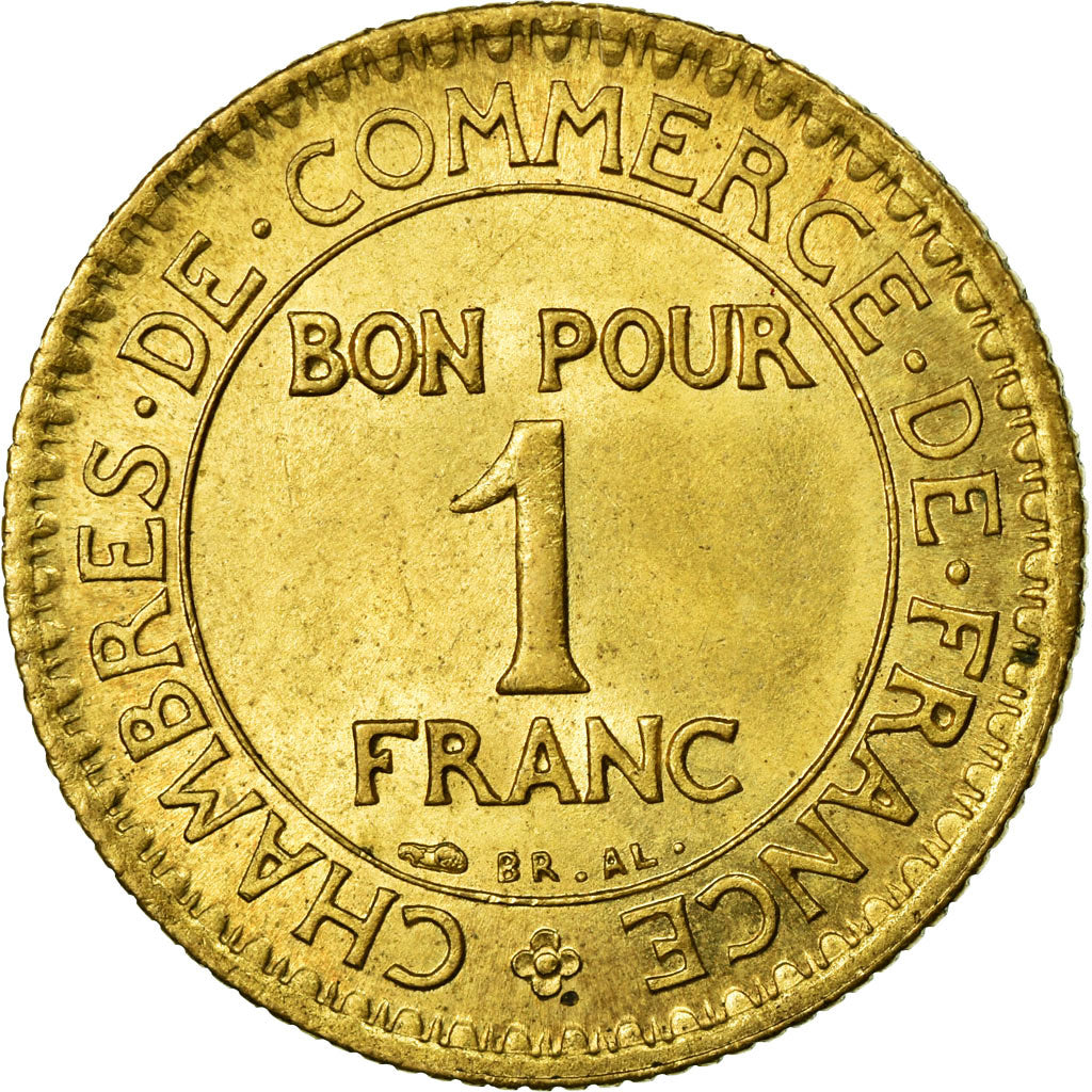 Moneta, Francia, Chambre de commerce, Franc, 1922, SPL, Alluminio-bronzo