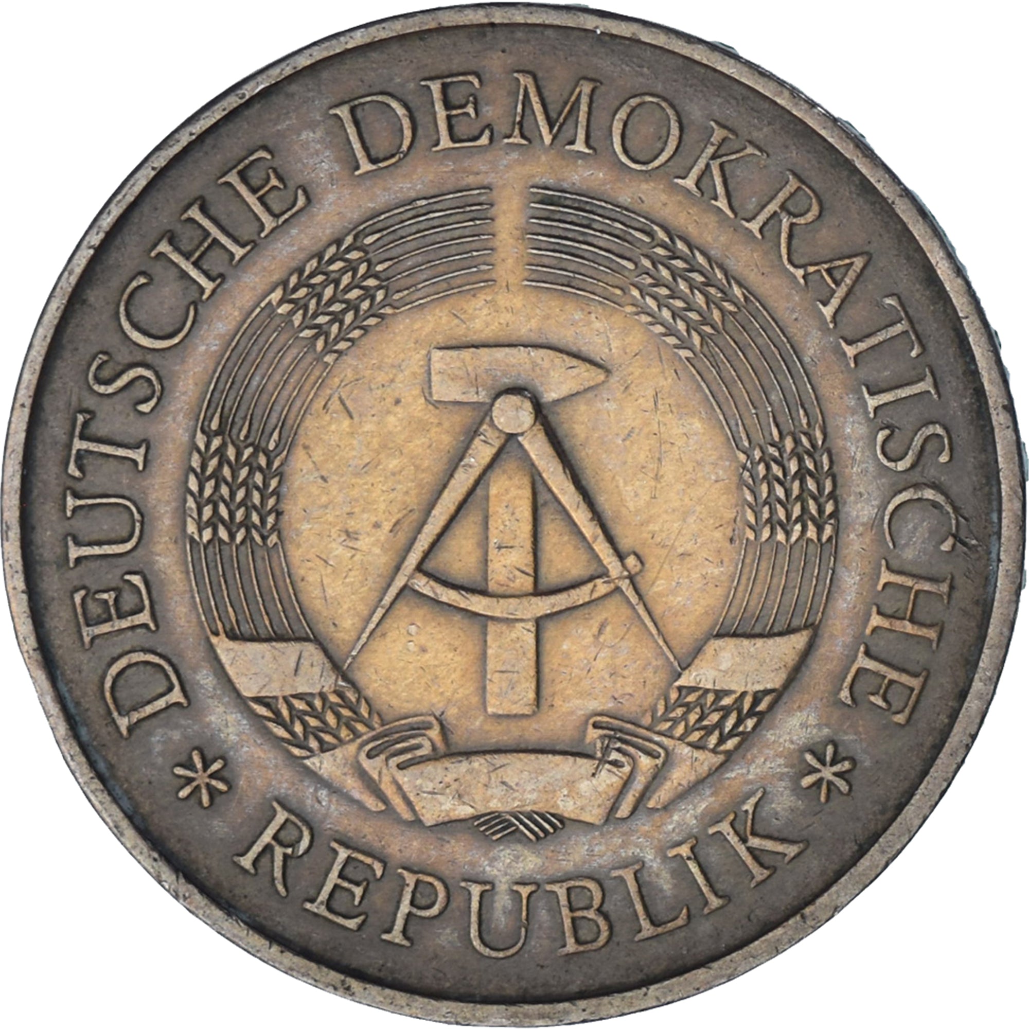 Coin, GERMAN-DEMOCRATIC REPUBLIC, 5 Mark, 1969, AU(50-53), Nickel-Bronze