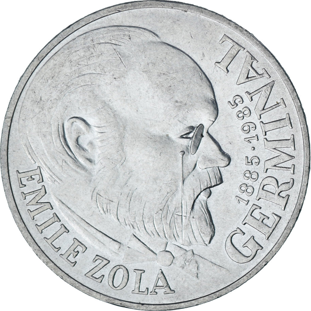 Moeda, França, 100 Francs, 1985, MS(64), Prata, KM:957a, Gadoury:900