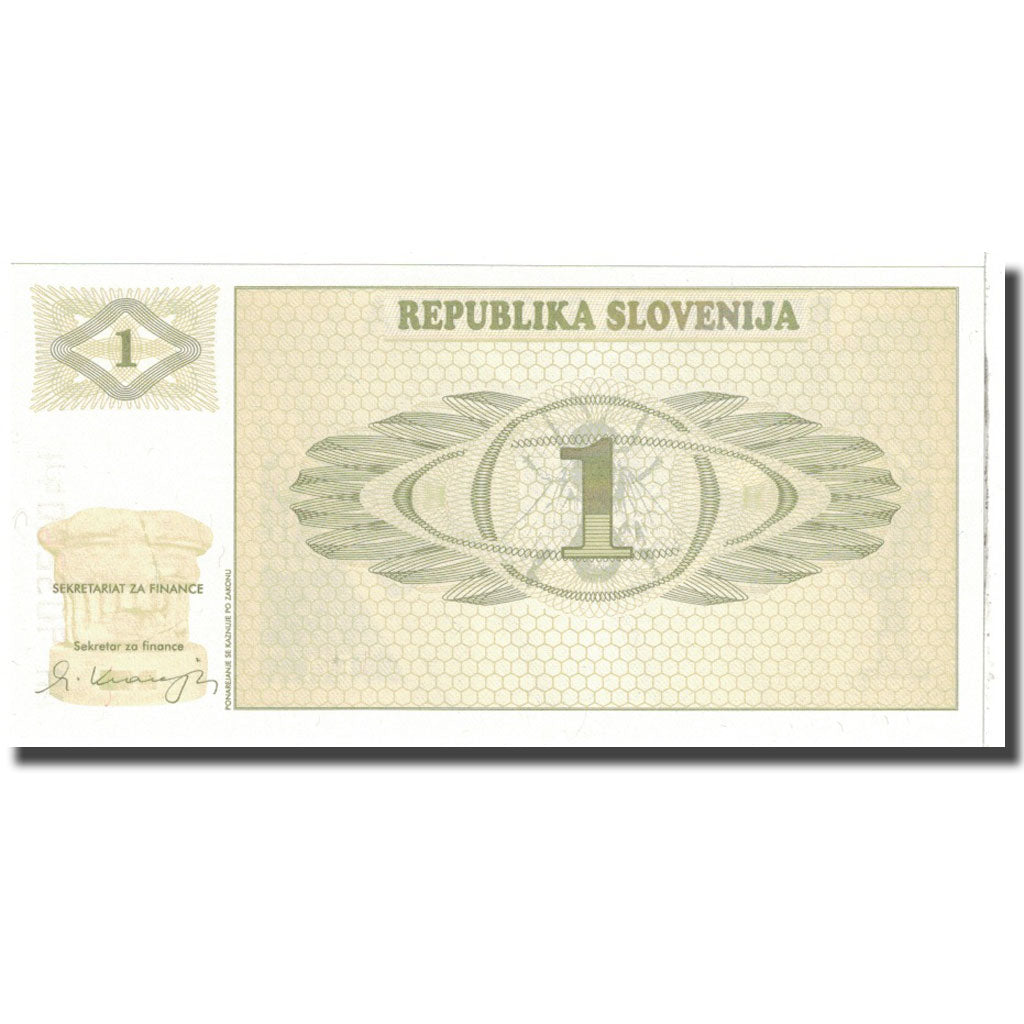Geldschein, Slowenien, 1 (Tolar), KM:1a, UNZ