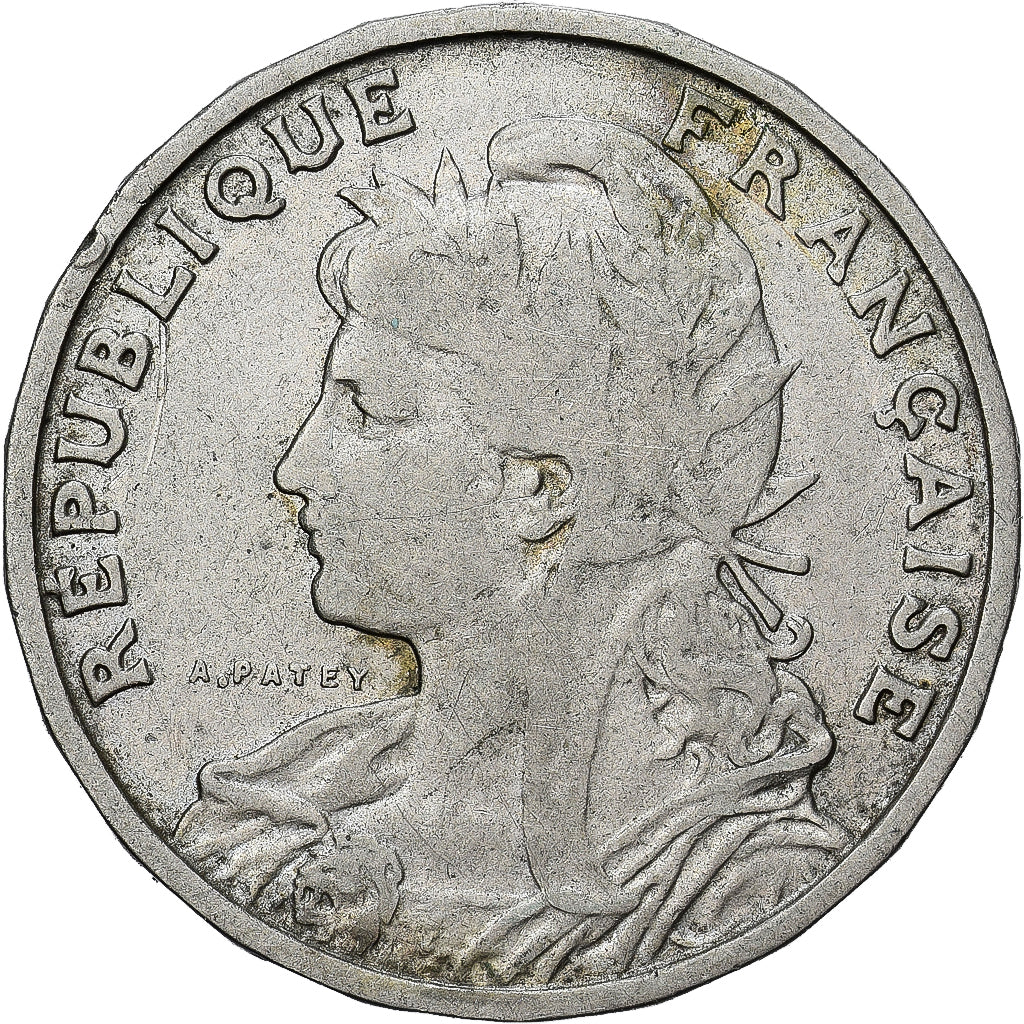 Francia, Patey, 25 Centimes, 1904, Paris, MBC, Níquel, KM:855, Gadoury:362