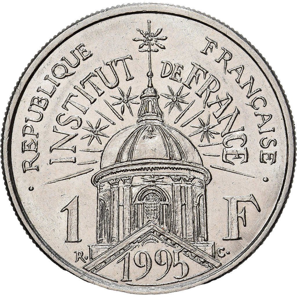 Francia, Institut, Franc, 1995, Paris, SPL-, Nichel, KM:1133, Gadoury:480
