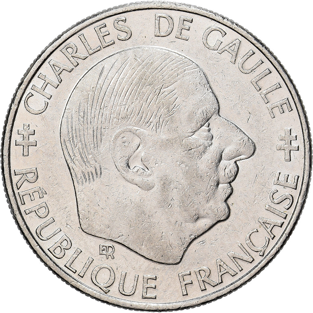 France, Charles de Gaulle, Franc, 1988, Paris, TTB, Nickel, Gadoury:475, KM:963
