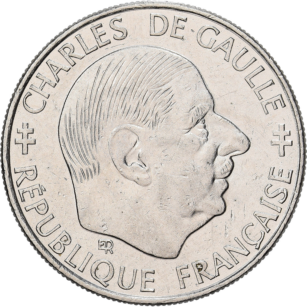 France, Charles de Gaulle, Franc, 1988, Paris, TTB+, Nickel, Gadoury:475, KM:963