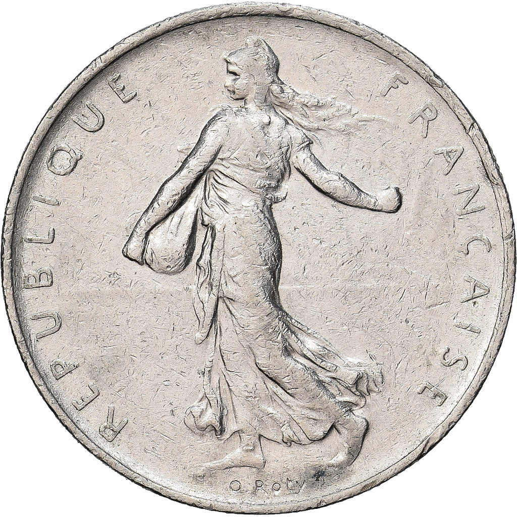 France, Semeuse, Franc, 1968, Paris, TB+, Nickel, Gadoury:474, KM:925.2
