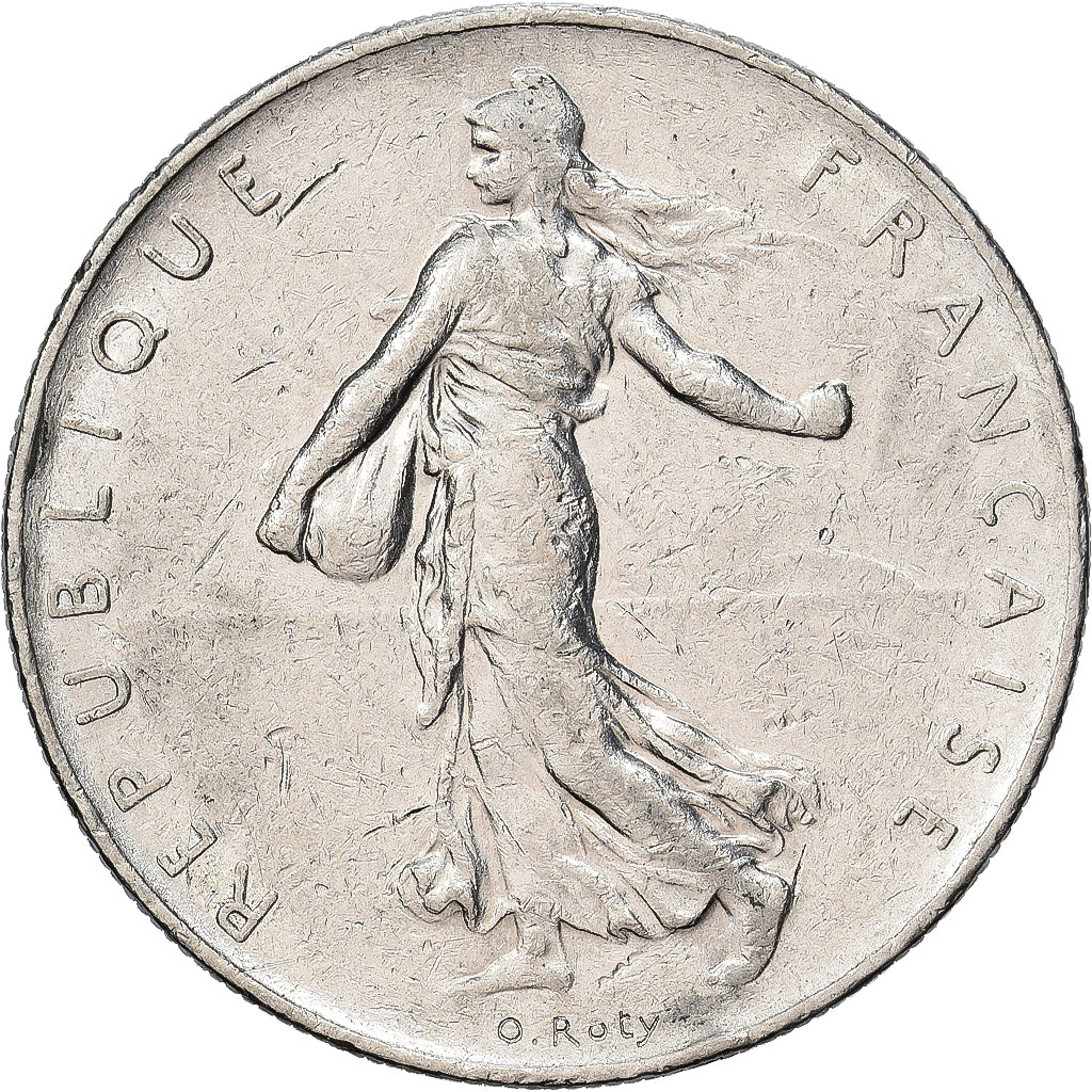 France, Semeuse, Franc, 1975, Paris, TTB, Nickel, Gadoury:474, KM:925.2