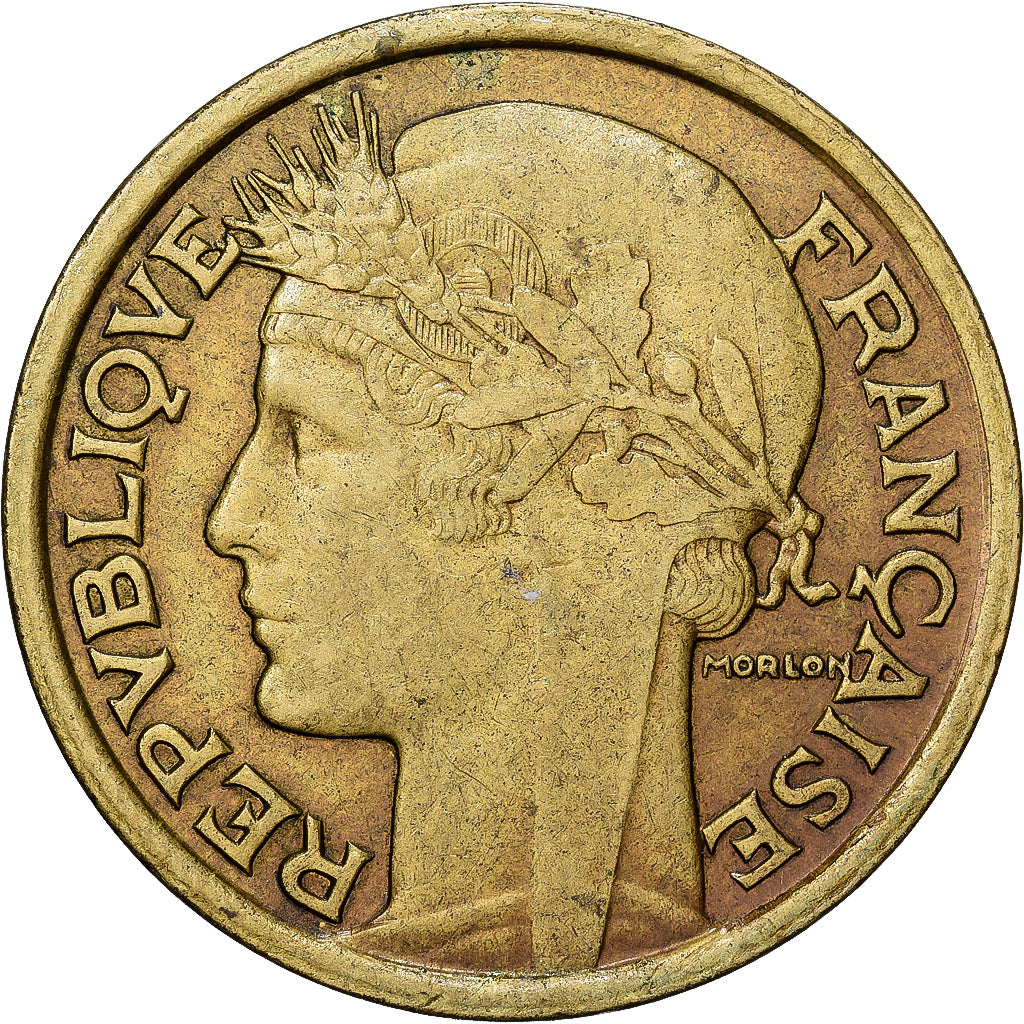 Francia, Morlon, 2 Francs, 1941, MB, Alluminio-bronzo, KM:886, Gadoury:535