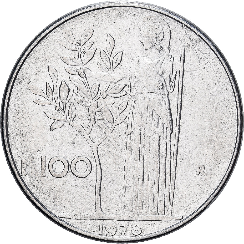 Italia, Morlon, 100 Lire, 1978, BB, Acmonital (ferritique), KM:96.1