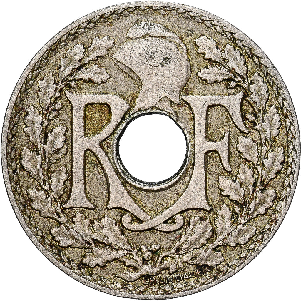 France, 10 Centimes, 1928, EF(40-45), Copper-nickel